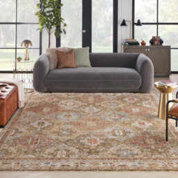 Green Traditional Rug, Bordered Geometric Anti-Shed Rug, 5mm Thickness Abstract Luxurious Rug For Bedroom-282Cm X 383Cm - thumbnail 3