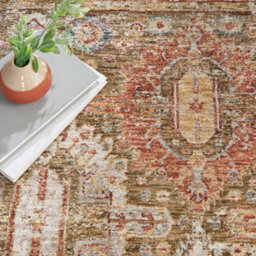 Green Traditional Rug, Bordered Geometric Anti-Shed Rug, 5mm Thickness Abstract Luxurious Rug For Bedroom-282Cm X 383Cm - thumbnail 4