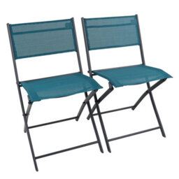 Vcm 2-Piece Garden Chair Folding Chair Sumila - thumbnail 1