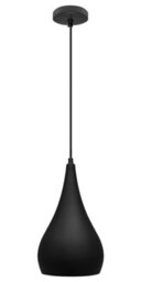 Long Life Lamps Company Modern Teardrop Pendant Ceiling Light Black Shade Hanging Lamp M0141 - thumbnail 3