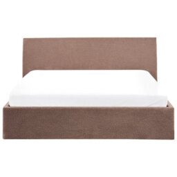 Beliani Ottoman Bed Boucle Orbey 180 X 200 Cm (Eu Super King) Brown - thumbnail 8