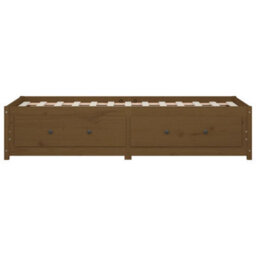Berkfield Day Bed Honey Brown 90X200 Cm Solid Wood Pine - thumbnail 8