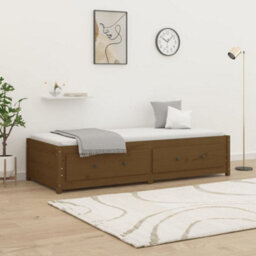 Berkfield Day Bed Honey Brown 90X200 Cm Solid Wood Pine - thumbnail 1