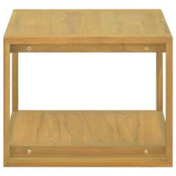 Berkfield Wall-Mounted Bathroom Cabinet 60X45X35 Cm Solid Wood Teak - thumbnail 3