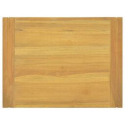 Berkfield Wall-Mounted Bathroom Cabinet 60X45X35 Cm Solid Wood Teak - thumbnail 4