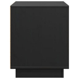 Berkfield Stylish Tv Cabinet Black 74X35X44 Cm Solid Wood Pine - thumbnail 6