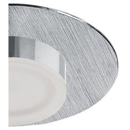 Luminosa Lighting Luminosa Marcel Recessed Down Light 4W Led Round 3000K Ip44, 360Lm, Satin Aluminium/chrome, Driver Included - thumbnail 6