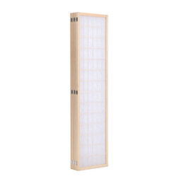 Living And Home 6 Panel Wooden Room Divider Privacy Screen Folding Room Partition Natural 180 Cm (H) X 270 Cm (W) - thumbnail 7