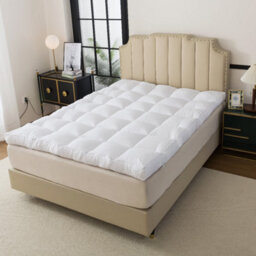 CHILIMILII Microfibre Mattress Toppers 5Cm Deep Thick Elastic Corner Box Stitched Soft Hotel Quality Anti Allergenic Mattress Protector - thumbnail 9
