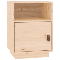 Berkfield Bedside Cabinet 40X34X55 Cm Solid Wood Pine - thumbnail 2