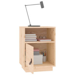 Berkfield Bedside Cabinet 40X34X55 Cm Solid Wood Pine - thumbnail 5