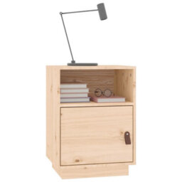 Berkfield Bedside Cabinet 40X34X55 Cm Solid Wood Pine - thumbnail 4