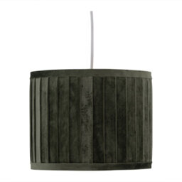First Choice Lighting Set Of 2 Sundance - Dark Green With Gold Pleated 30Cm Lamp Shades - thumbnail 2