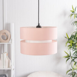 Valuelights Sophia Pair Of Small Blush 2 Tier Ceiling Light Shades And Bulbs (D)26Cm - thumbnail 2