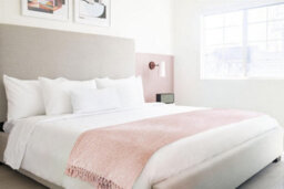 Emma Barclay Darcy Tassel Blanket/throw For Sofa Chair Bed Blush  130X150Cm - thumbnail 2