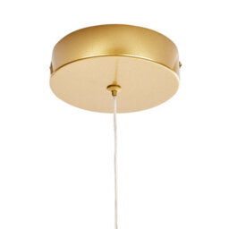 Wyld And Coco Lux Led Pendant Lamp Gold Metal Geometric Industrial, W100 X D12 X H88Cm, Integrated Led, Warm White - thumbnail 8
