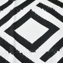 Outsunny Reversible Waterproof Outdoor Rug W/ Carry Bag, 182 X 274 Cm, Black - thumbnail 9