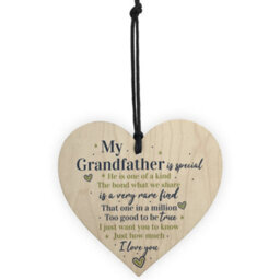 Red Ocean Gifts For Him Grandfather Heart Grandad Grandpa Dad Birthday Gifts From Grandchildren - thumbnail 5