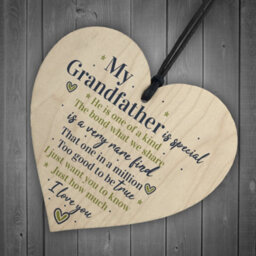 Red Ocean Gifts For Him Grandfather Heart Grandad Grandpa Dad Birthday Gifts From Grandchildren - thumbnail 6