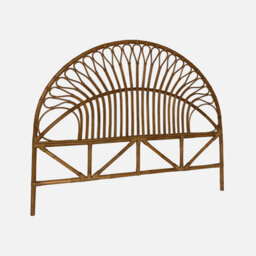 Sweeek - Dark Rattan Headboard Malacca 160X3X130 Cm - thumbnail 1