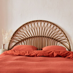 Sweeek - Dark Rattan Headboard Malacca 160X3X130 Cm - thumbnail 4