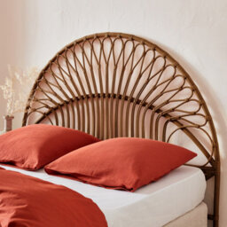 Sweeek - Dark Rattan Headboard Malacca 160X3X130 Cm - thumbnail 3