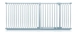 Safetots Elite Pressure Safety Gate, 207Cm - 216Cm, Matt Grey, Pressure Fit Stair Gate - thumbnail 1