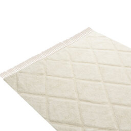 Beliani Kids Rug Xeldem  Light Beige 140 X 200 Cm Cotton - thumbnail 4