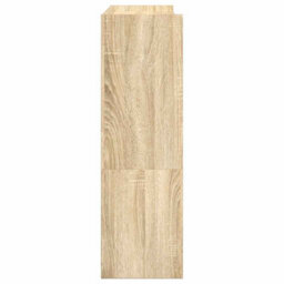 Berkfield Shoe Rack Sonoma Oak 80X25X81 Cm Engineered Wood - thumbnail 5