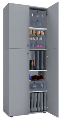 Vcm Xl Wood Large Shoe Cabinet Lona 5 - image 1