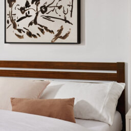 Furniturebox Uk Declan Double Bed Wooden Double Bed Walnut Stain Wood Double Bed Solid Pine Double Bed Frame - thumbnail 3