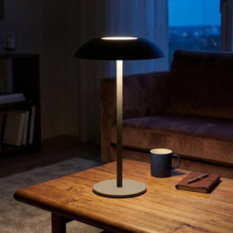 Storm Trading Group Slate Verona Sleek Wireless Table Lamp With 3-Level Touch Control - thumbnail 2