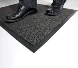 Wadan Grey 90X200 Cm Door Mat - Heavy Duty Washable Non-Slip Rubber Back Entrance Rug - Shoes Scraper Barrier Mat Indoor & Outdoor - thumbnail 2