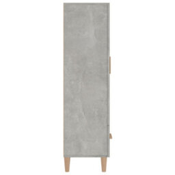 Berkfield Highboard Concrete Grey 70X31X115 Cm Engineered Wood - thumbnail 5