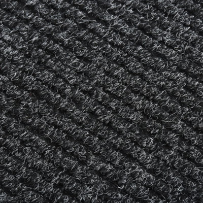 Berkfield Modern Dirt Trapper Carpet Runner 100X250 Cm Anthracite - image 1