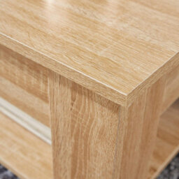 Home Source Orlando Lift Up Undershelf Storage Coffee Table Natural - thumbnail 8