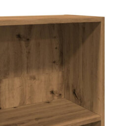 Berkfield Bookcase Artisian Oak 80X30X114 Cm Engineered Wood - thumbnail 7