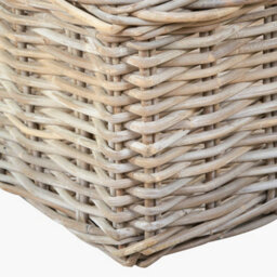 Pacific Lifestyle Tobs Grey Kubu Rattan Dog Beds Set Of 5 - thumbnail 8