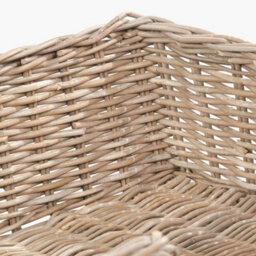 Pacific Lifestyle Tobs Grey Kubu Rattan Dog Beds Set Of 5 - thumbnail 6