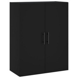 Berkfield Wall Mounted Cabinet Black 69.5X34X90 Cm - thumbnail 2