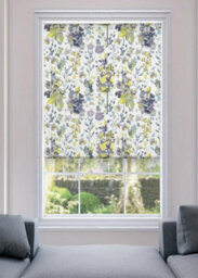 Lister Cartwright Olivia Bard Floral Blackout Roller Blind Easy Fit Child Safety Included (Kew Olive, 90Cm Width X 140 Cm Drop) - thumbnail 2