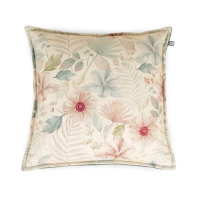 rucomfy Beanbags Rucomfy Velora 45X45Cm Cushion - Colorful Water Botanicals Decorative Pillow - image 1