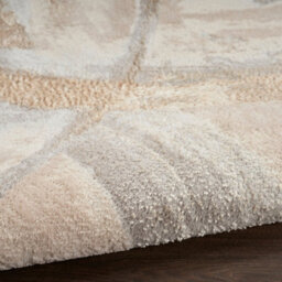 Brushstrokes Beige Abstract Modern Easy To Clean Rug For Living Room Bedroom And Dining Room-66 X 229Cmcm (Runner) - thumbnail 7