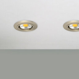 Litecraft 2 Pack Satin Chrome Modern Ip20 Fire Rated Fixed Downlights - thumbnail 2