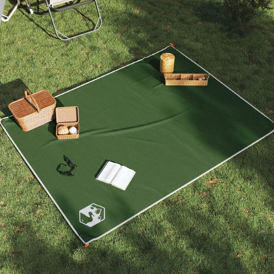 Berkfield Picnic Blanket With Pegs Green 205X155 Cm - image 1