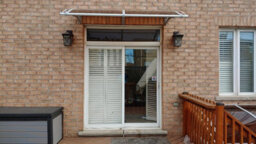 Canofix UK Canofix Door Canopy Pc 1800 Width X 1000 Projection (Grey Bracket - Bronze Sheet) - thumbnail 1