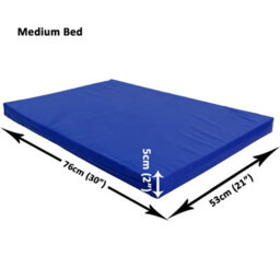 Actiaspet Medium Dog Bed Cage Crate Pet Waterproof Hygienic Bedding Tough Hardwearing Cushion Mat Blue - thumbnail 7