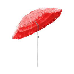 Sundaze 1.6M Red Hawaiian Parasol Outdoor Beach Patio Umbrella Uv Protection - thumbnail 2