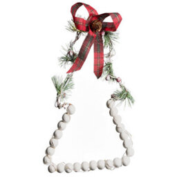 Beliani Set Of 3 Christmas Decorations Led Kyvesi Christmas Tree 20/25/30 Cm White - thumbnail 5