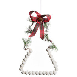 Beliani Set Of 3 Christmas Decorations Led Kyvesi Christmas Tree 20/25/30 Cm White - thumbnail 7
